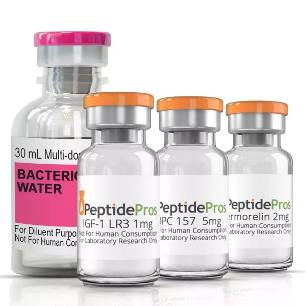 IGF-1 LR3, Sermorelin, BPC-157 Peptides BUNDLE